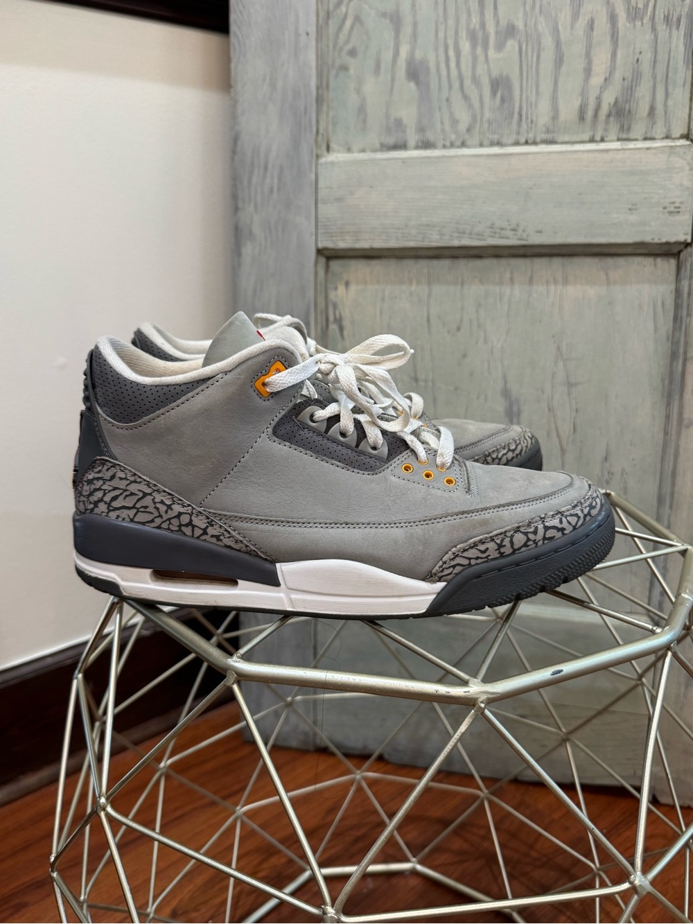 Air Jordan 3 Retro Cool Grey Elephant Print size 10